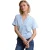 River Woods Blue Dotted V-neck T-shirt
