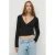 MANGO TEEN overslagtop – zwart