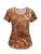 MADELEINE Shirt  cognac / wolwit