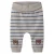 NAME IT BABY regular gestreepte casual broek grijs