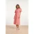 Smashed Lemon 24177 midi jurk met knoopsluitingsmok |
