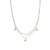 Luxeketting met Blauw Kristal 18k goud afwerking – Zinli