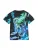 Next Shirt  azuur / neongroen / zwart