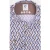 R2 Amsterdam Casual hemd lange mouw Beige Light blue beige retro print 130.WSP.029/045