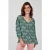 DIDI Blouse Idyllic Aqua Sea With Fountain Print
