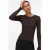VERO MODA top donkerbruin