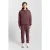 Lyle & Scott Script Brushback Pullover Hoodie Dusky Maroon