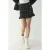 Geverfde Minirok van Tweed met Knopdetails