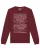 Watapparel Sweatshirt ‘ Mountains ‘  ecru / bourgogne