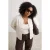 Trendyol Curve Dames Ecru Hartjes Lang Regular fit Grote maten Blazers