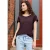 Shirt met hangende schouder in jersey