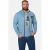 Jan Vanderstorm katoenen sweatvest +FIT Collectie Plus Size met print – blauw
