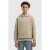 Ballin hoodie met backprint beige