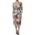 Bloemenprint Midi-jurk met Zijsplit