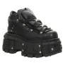 New Rock unisex metalen zwart lederen gotische laarzen – M-TANK106-C2