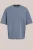WE Fashion – Heren boxy fit T-shirt – Boxy Fit – Blauw – Katoen –