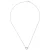 Orphelia ‘Alberte’ Dames 925 Sterling Zilveren Ketting met Hanger – Zilver/Roze ZH-7233