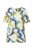Ulla Popken Shirt  marine / azuur / safraan / wit