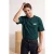 TRENDYOL MAN Heren Groen Slogan Kort Oversized T-shirts