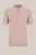 WE Fashion – Heren regular fit polo – Regular fit – Zalmroze – Katoen –