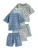Next Nachtkledij  saffier / pastelgroen / zwart / offwhite