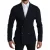 Dolce & Gabbana Mannen donkerblauw gestippelde Double Breasted Jas Blazer