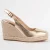 Montevita Espadrilles Met Sleehak Balenci5 Goud