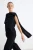 TRENDYOLMİLLA Dames Zwart Effen Mouwloos Regular fit Blouses