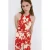 Mango gebloemde jumpsuit – rood