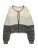 VERO MODA Gebreid vest ‘VMJenna’  beige / grijs / donkergrijs