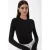 Slim Fit Crewneck Lange Mouw Top