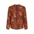 King Louie blouse met print – bruin