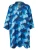 YOEK Jurk  blauw gemêleerd