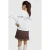 Alix the Label boxy T-shirt met backprint – wit