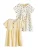 Next Jurk  beige / geel / zwart