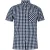 Lee Cooper Heren Gingham geruit overhemd met korte mouwen (Marine, Wit)