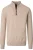 Casa Moda Half-Zip Sweater beige, Effen