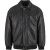 Urban Classics Heren Synthetisch Leren Blouson Jas (Zwart)