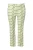 Ulla Popken Broek  groen / lichtgroen / zwart / wit