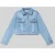 Happy Girls Regular fit jeansjack met kanten boord