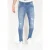 Mario Morato Slimfit spijkerbroek stonewash met gaten