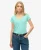Superdry Vrouwen Studios T-shirt met Laag Uitgesneden Ronde Hals Groen