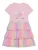 Lindex Jurk  beige / lichtblauw / lila / lichtroze
