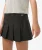 Krijtstreep Plooirok Mini Grey