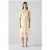 LK Bennett Maddie Pintuck Midi Dress Ecru