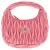 Miu Miu Wander Matelassé Hobo Tas in Roze Lamsskinleer