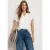 Shirt met gespleten hals en knoopdetails