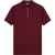 Malelions Men Knitted Zip Polo | Burgundy