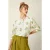 Cybil Colada blouse in ice cream