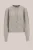 WE Fashion – Dames vest van wolmix met gouden knopen – Regular fit – Beige –